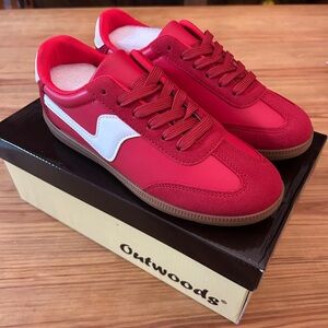 NEW Outwoods Red Sneakers
